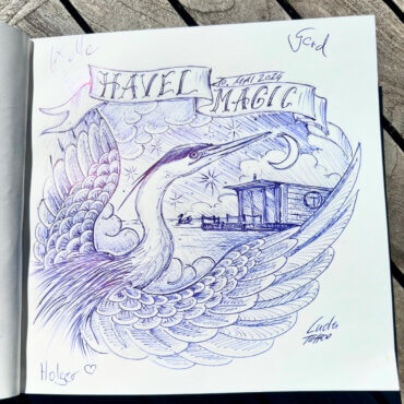 Hausboot Havelzauber Gästebucheintrag