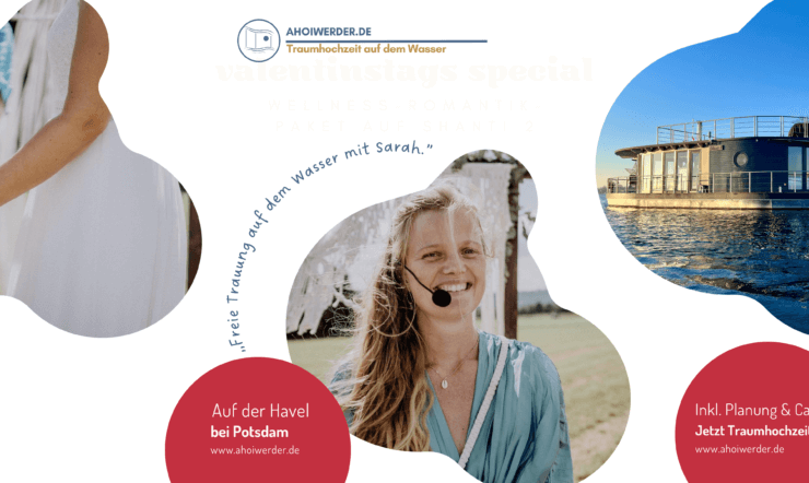 Heiraten auf dem Wasser – Ihre freie Trauung mit Traurednerin Sarah auf SHANTI 2